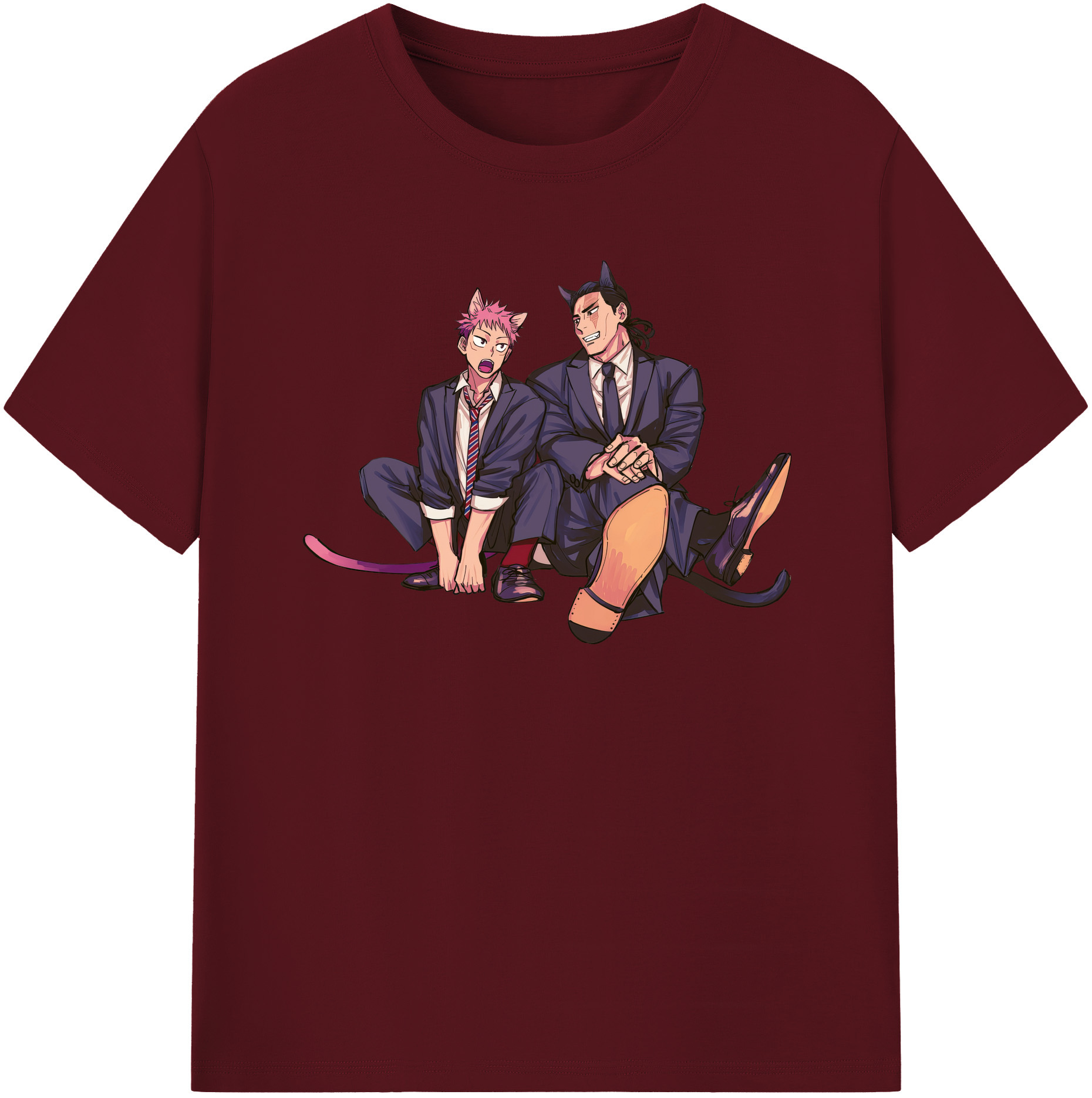 （画像用） 呪術廻戦 Jujutsu Kaisen 綿100％半袖Tシャツ（フロントプリント）